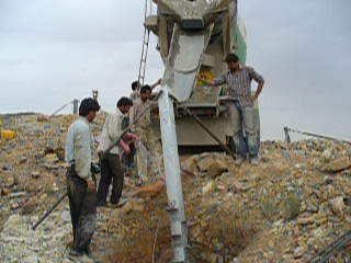 احداث فونداسیون خط 400 کبلوولت فسا - عسلویه ( قطعه پنجم ) - زاویر