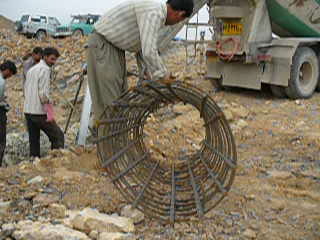 احداث فونداسیون خط 400 کبلوولت فسا - عسلویه ( قطعه پنجم ) - زاویر