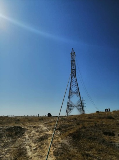 احداث ورود و خروج خط 132 کیلوولت دو مداره امیدیه 1 - کرنج در پست جایزان - شرکت زاویر