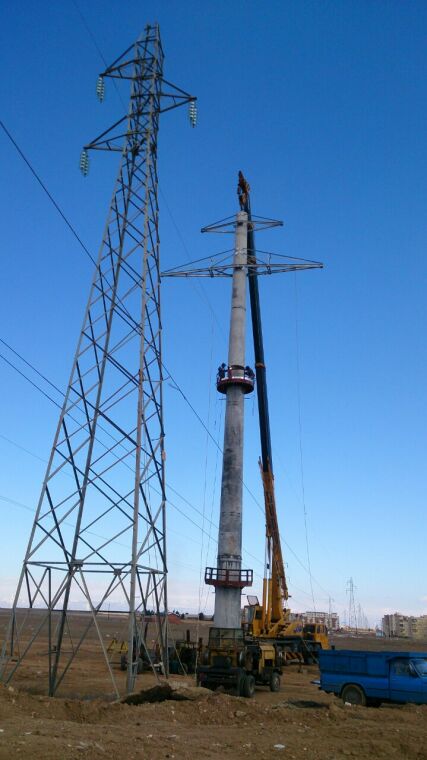 واریانت خطوط 63 کیلوولت کمربندی تاکستان - شرکت توسعه مهندسی زاویر