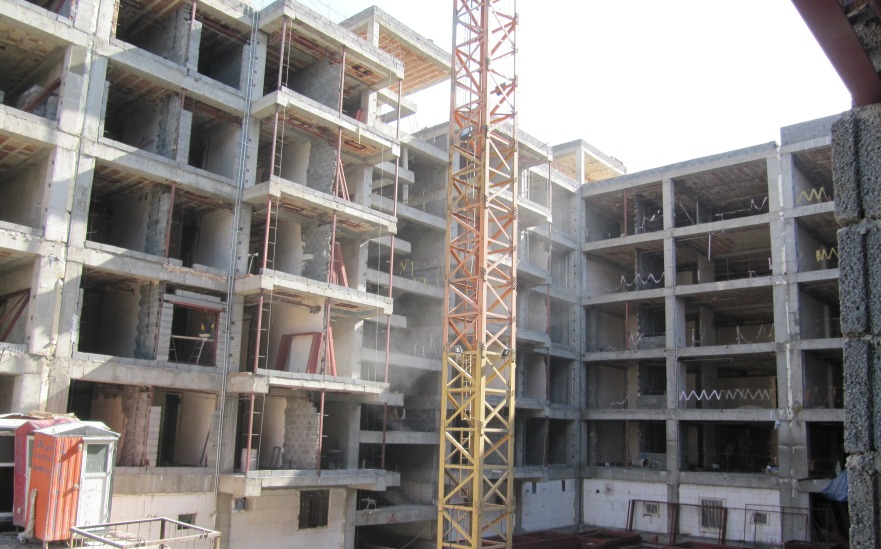 اجرای نازک کاری و نما سازی مجتمع 90 واحدی مسکونی پردیسان شمالی - واقع در شهرک غرب تهران ( زاویر )